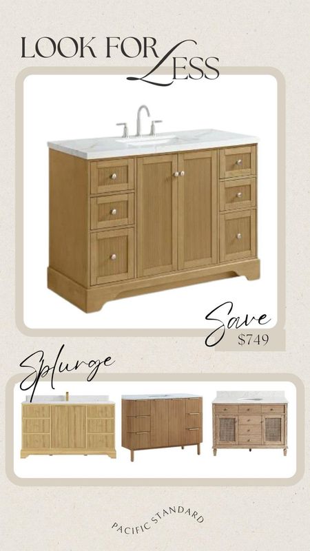 Daily Find #491 | Designer Inspired bathroom vanity #lookforless!

Affordable finds, get the look, look for less, 

#LTKstyletip #LTKhome