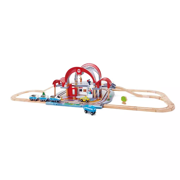 Train Hape wooden activity table E3766