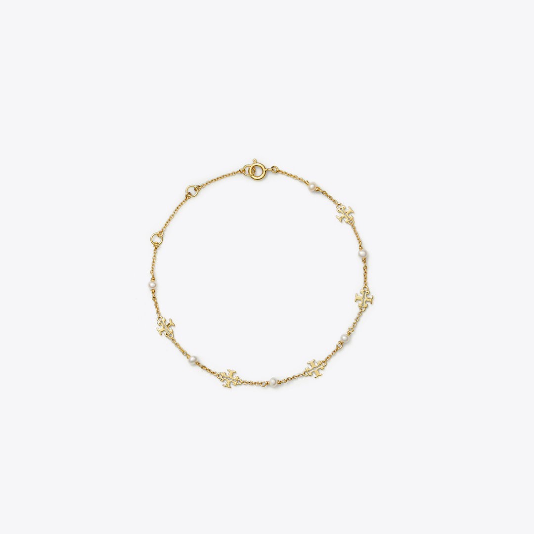 Tory Burch Kira Pearl Delicate Chain Bracelet | Tory Burch (US)