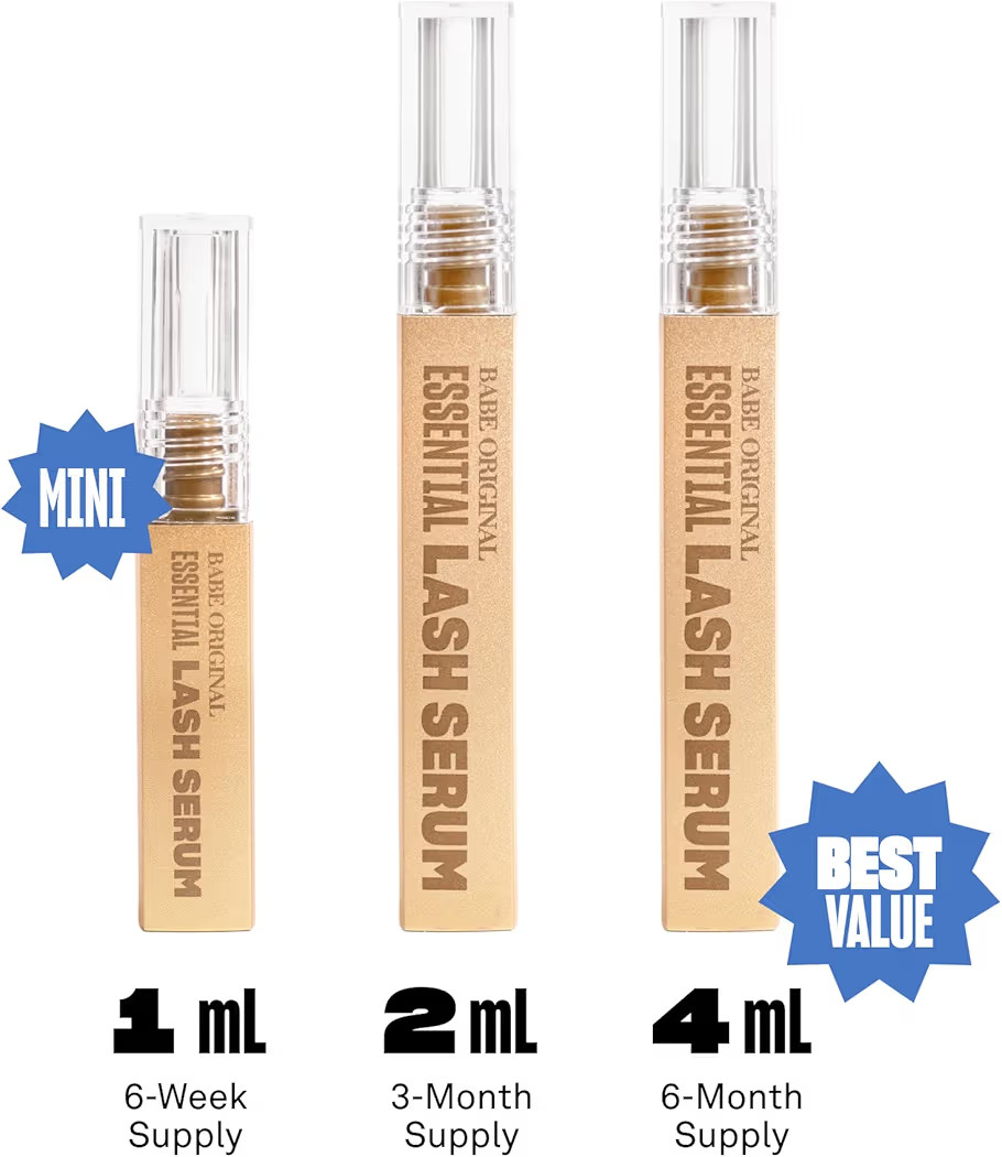 Babe Original Lash Serum - Fuller & Longer Looking Eyelashes, Advanced Lash Enhancing Treatment for Natural Lashes, Extensions & Eyebrows, Vegan & Cruelty-Free | Amazon (US)