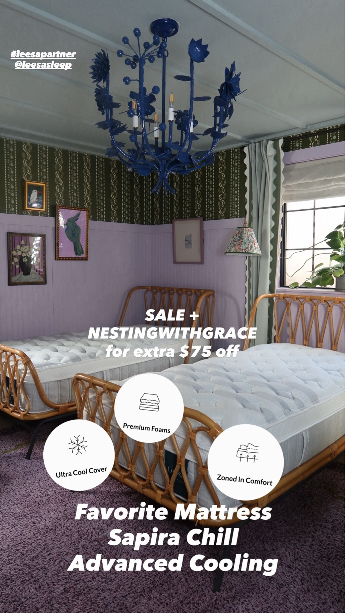 NESTINGWITHGRACE for extra $75 off

@leesasleep 
#leesasleep #mattress
#Leesapartner