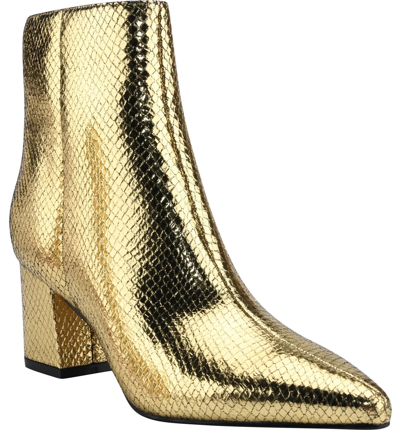 Marc Fisher LTD Jina Metallic Bootie | Nordstrom | Nordstrom