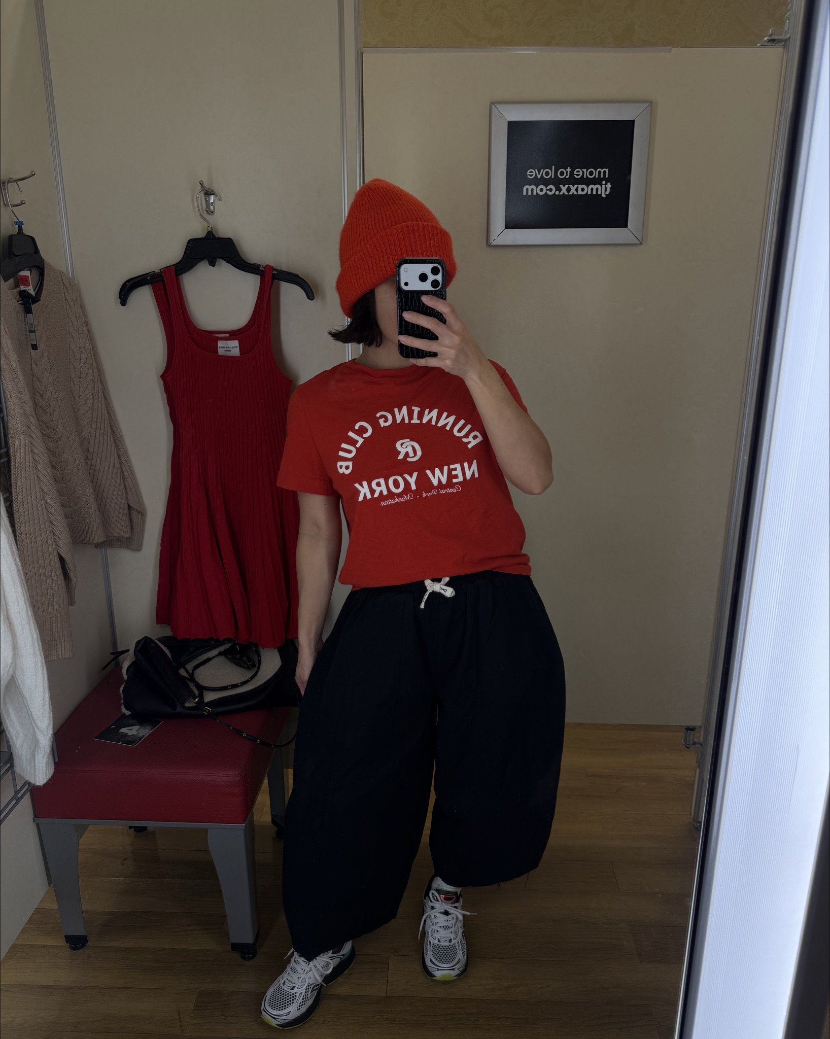 Wearing a medium in both the tee and the pants. 

#LTKPetite #LTKFindsUnder50 #LTKootd