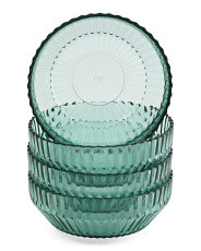 4pc Archie Verde Glass Cereal Bowls | Marshalls