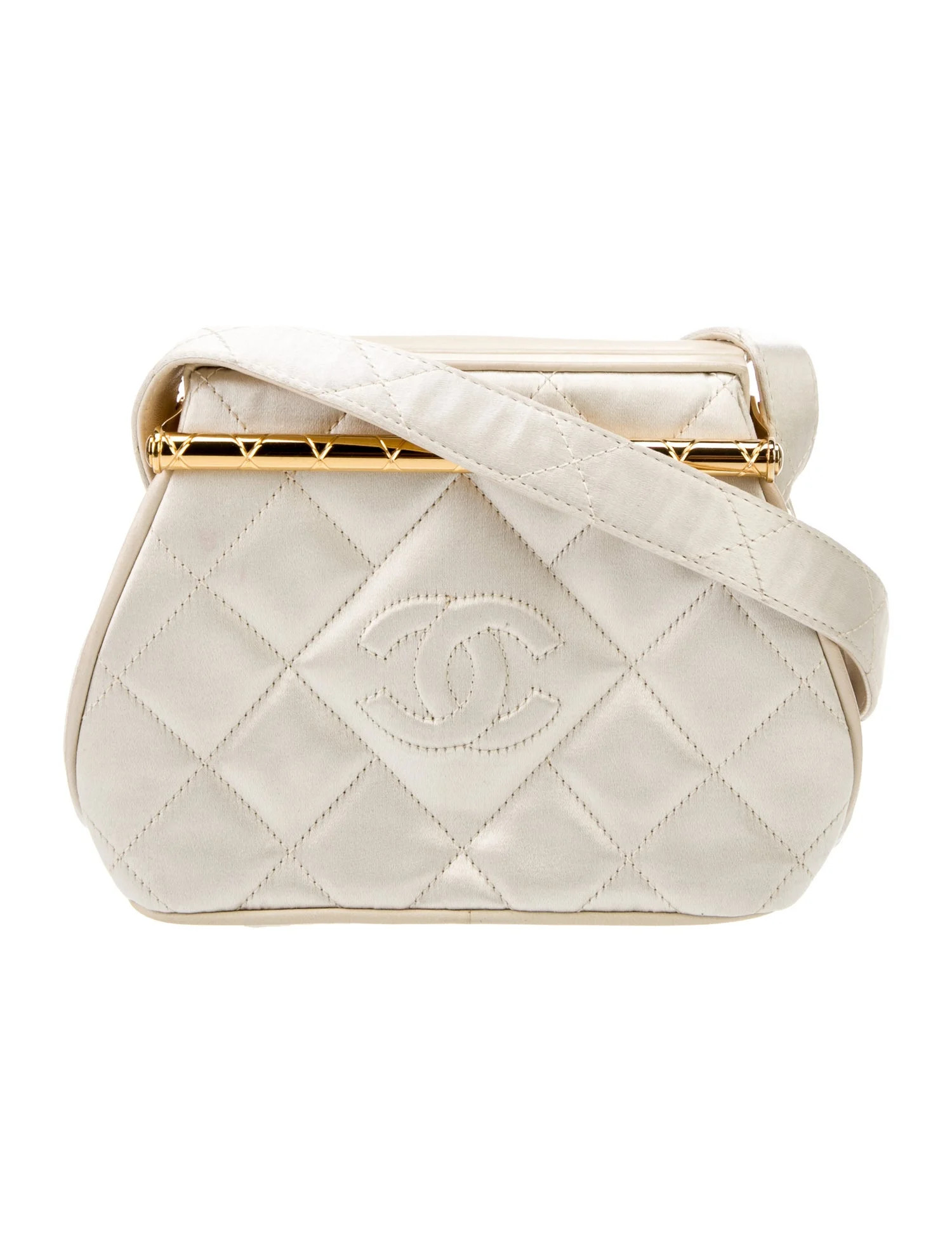 Satin CC Frame Bag | The RealReal