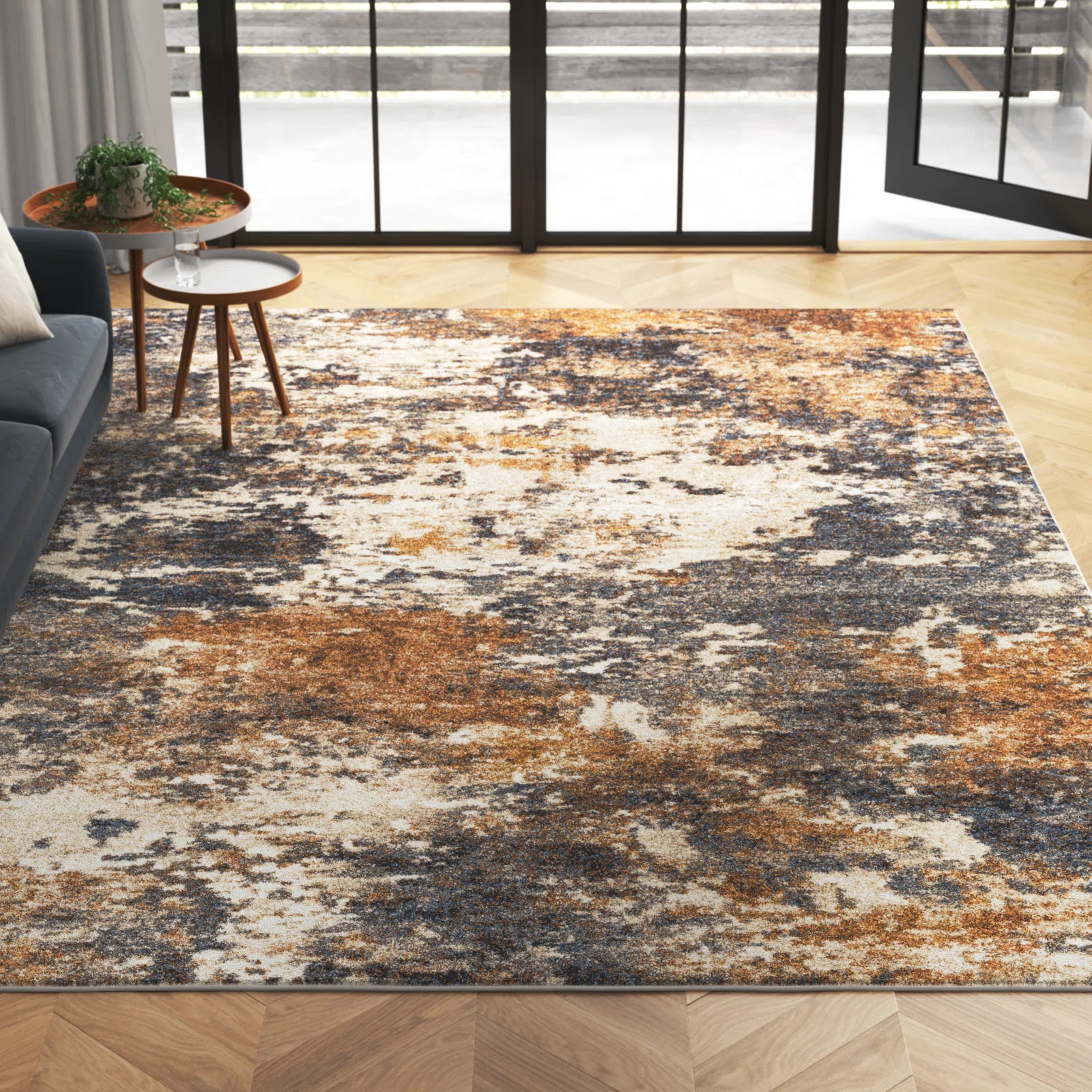 Trent Austin Design® Dunigan Abstract Machine Woven Area Rug & Reviews | Wayfair | Wayfair North America
