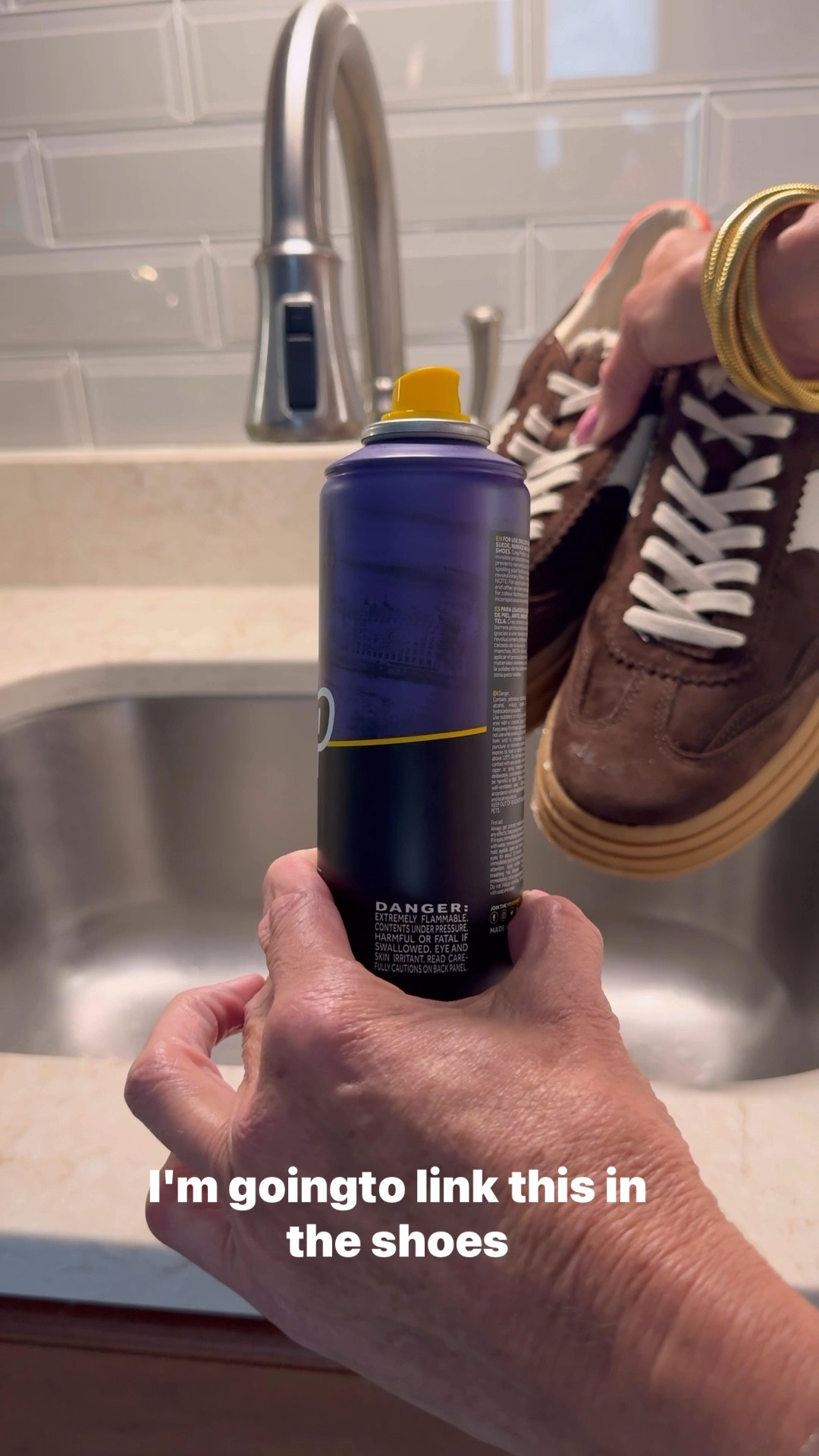 Shoe Stain and water repellent 

#LTKVideo #LTKShoeCrush