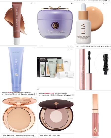 Sephora sale 
Tatcha 
Too faced mascara 
Charlotte Tilbury 
Ilia 
Necessarie
Summer Fridays 

#LTKsalealert #LTKstyletip #LTKbeauty