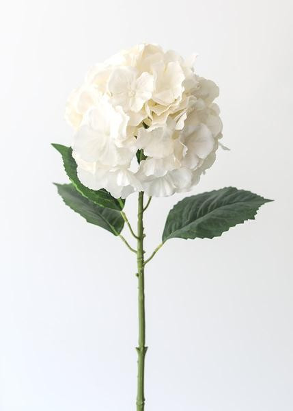 Large Ivory Cream Fake Hydrangea Flower - 8.5" Bloom | Afloral (US)