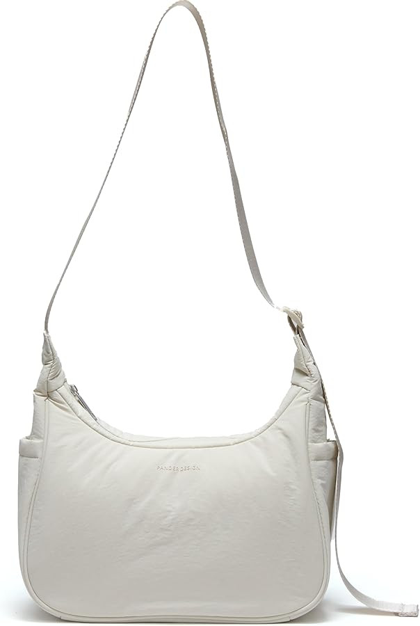 Pander Nylon Crescent Shoulder Bag, Medium Sling Crossbody with Adjustable Strap. | Amazon (US)