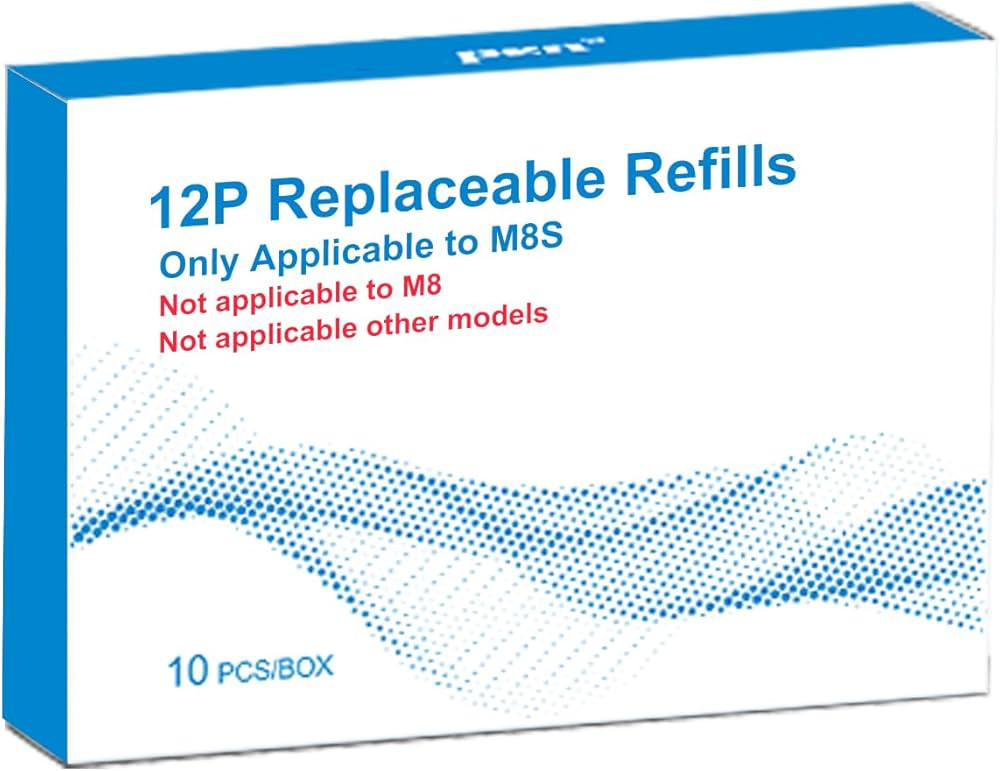 10PCS M8S/A8S/A9 12P Original Replaceable Refills - M8S Replacement Needle Cartridge Refills for ... | Amazon (US)