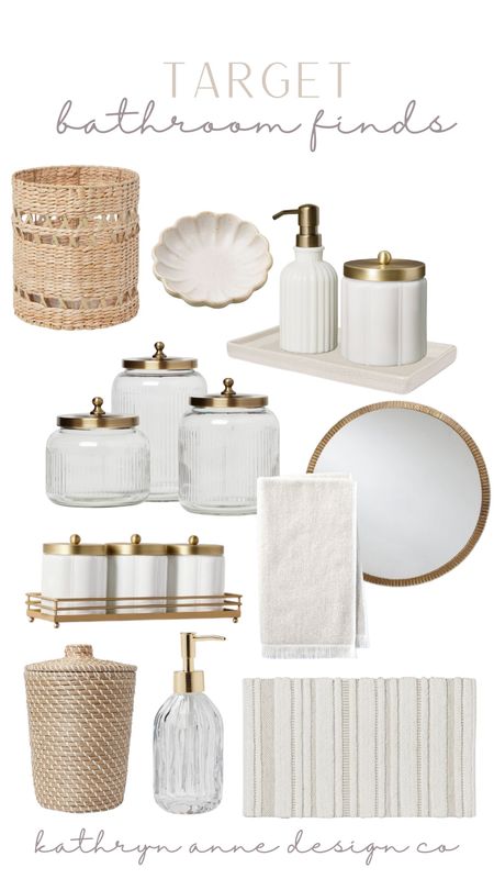 Target bathroom finds 
Hearth and hand 
Neutral home decor
Affordable 
Threshold 
Canisters