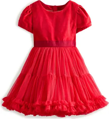Mini Boden Kis' Beth Velvet Bodice Tulle Party Dress | Nordstrom | Nordstrom