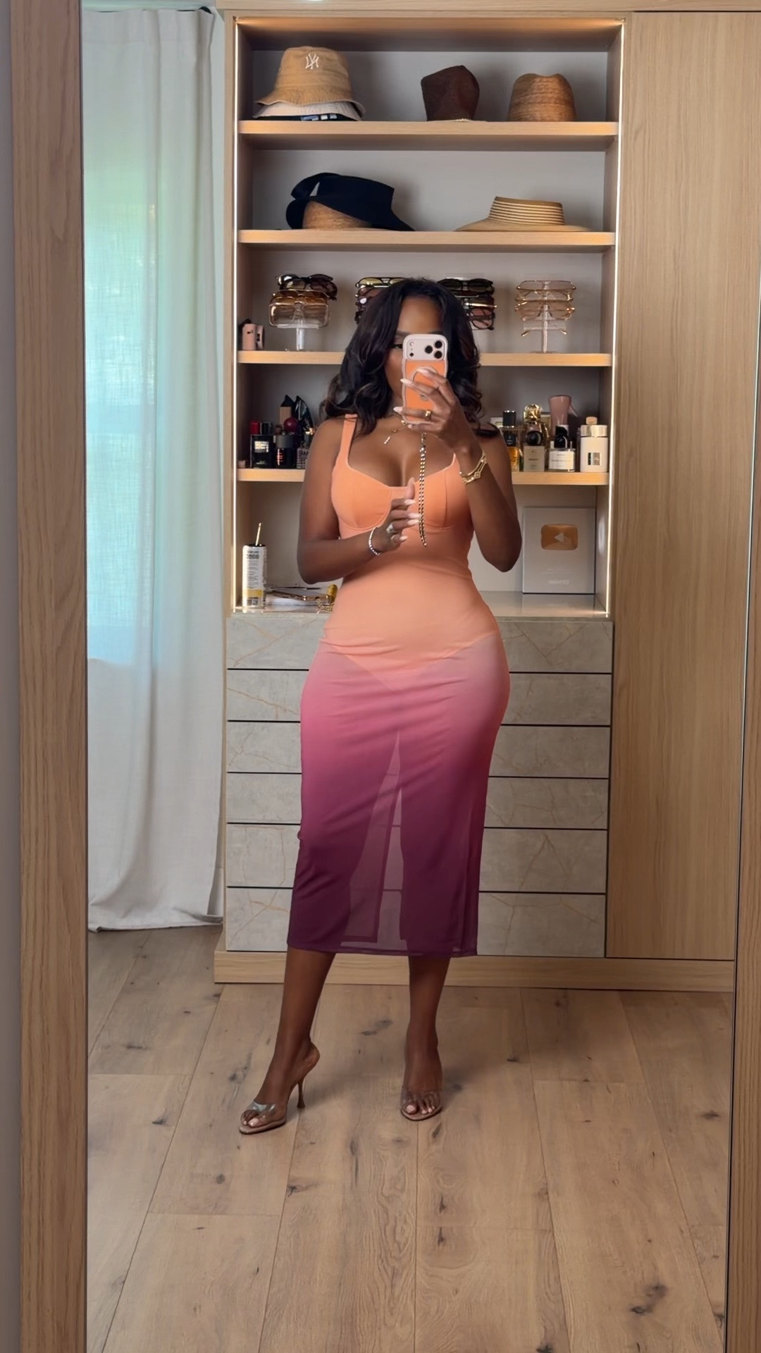 🍑 SUNSET SHADES & SUMMER NIGHTS 🍑

Hi Babes!

This dress is an absolute showstopper! The gorgeous ombré color blend gives the perfect sunset-inspired look, while the flattering silhouette hugs in all the right places. This is one of those dresses that looks expensive, effortless, and vacation-ready all at once.

✨ FIT DETAILS
• Wearing Size Small
• True to Size
• Great Stretch
• Flattering Bodycon Fit

✨ WHERE TO WEAR
• Vacation
• Beach Dinner
• Date Night
• Summer Events
• Girls Night Out

Everything is linked below!

xx Kira | IG: KirasFashionFinds

34D • Size Small • 5'4" • 140 lbs

#LTKootd #LTKgrwm #LTKPetite