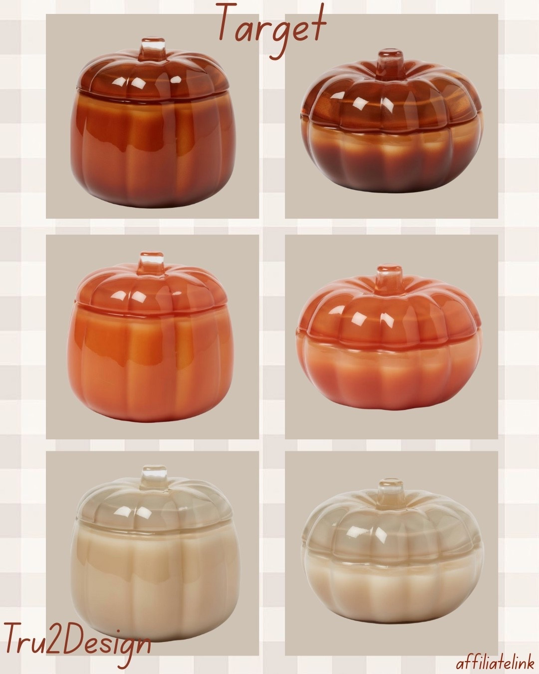 🍂✨ Add a cozy touch to your fall kitchen with these ceramic pumpkin jars from Target! Perfect for holding treats, sugar, or just as cute seasonal decor. Which color is your favorite? 🎃

Follow me 👉 @tru2design for more fall finds + home inspo 

#TargetStyle #FallDecor #PumpkinSeason #TargetHome #FallVibes #CozyHome #HomeDecorInspo #TargetFinds #PumpkinDecor #Tru2Design #TargetObsessed #AutumnVibes #FallFavorites #TargetDecor #LTKHome

#LTKOver40 #LTKSeasonal #LTKHome
