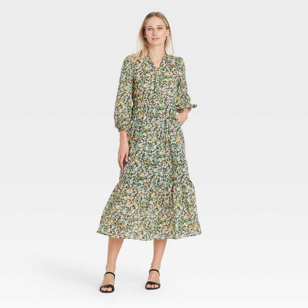 Women's Balloon Long Sleeve Dress - Who What Wear™ | Target