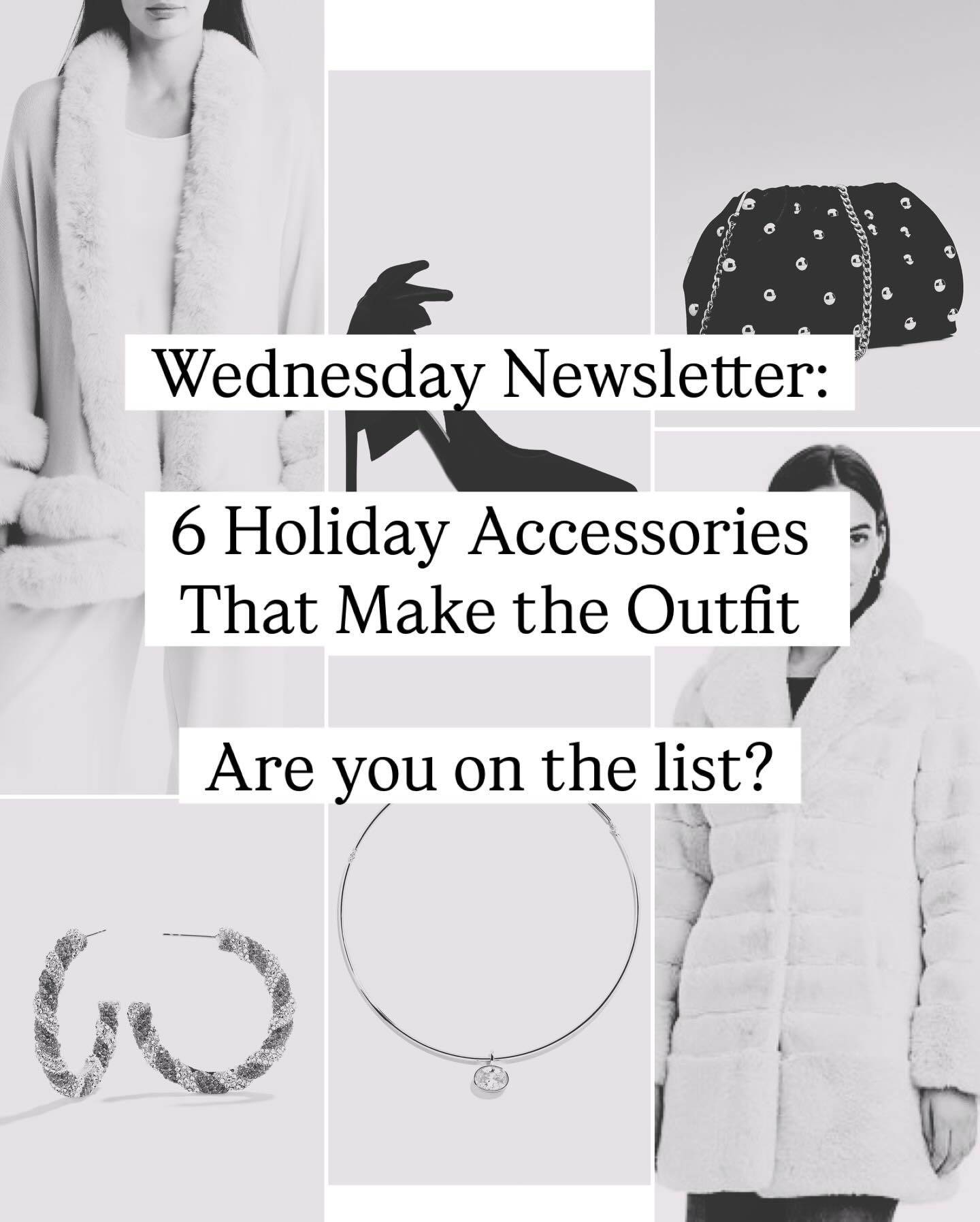 ✨ 6 Holiday Party Accessories That Make the Outfit ✨

Like, Follow & Comment ACCESSORIES and I’ll send links right to your DM
 Holiday event season is here, and these are the exact accessories that elevate any outfit — the ones that instantly pull a look together with zero effort. From the cream faux-fur trim ruana to the black suede heels with the satin bow, the kisslock bag, the faux-fur coat, the solitaire choker, and the red + white gem hoops… these pieces add polish, personality, and a little sparkle to everything you wear.
💌 Want first access to my weekly edits? Subscribe to my newsletter — I share the best finds, sale alerts, and requests-from-you lists before anything hits Instagram.
Save this for your holiday outfits & shop everything through my link in bio! ✨

#ClassicStyle  #HolidayOutfits  #Over40Style  #TallGirlStyle

#LTKHoliday #LTKootd #LTKOver40