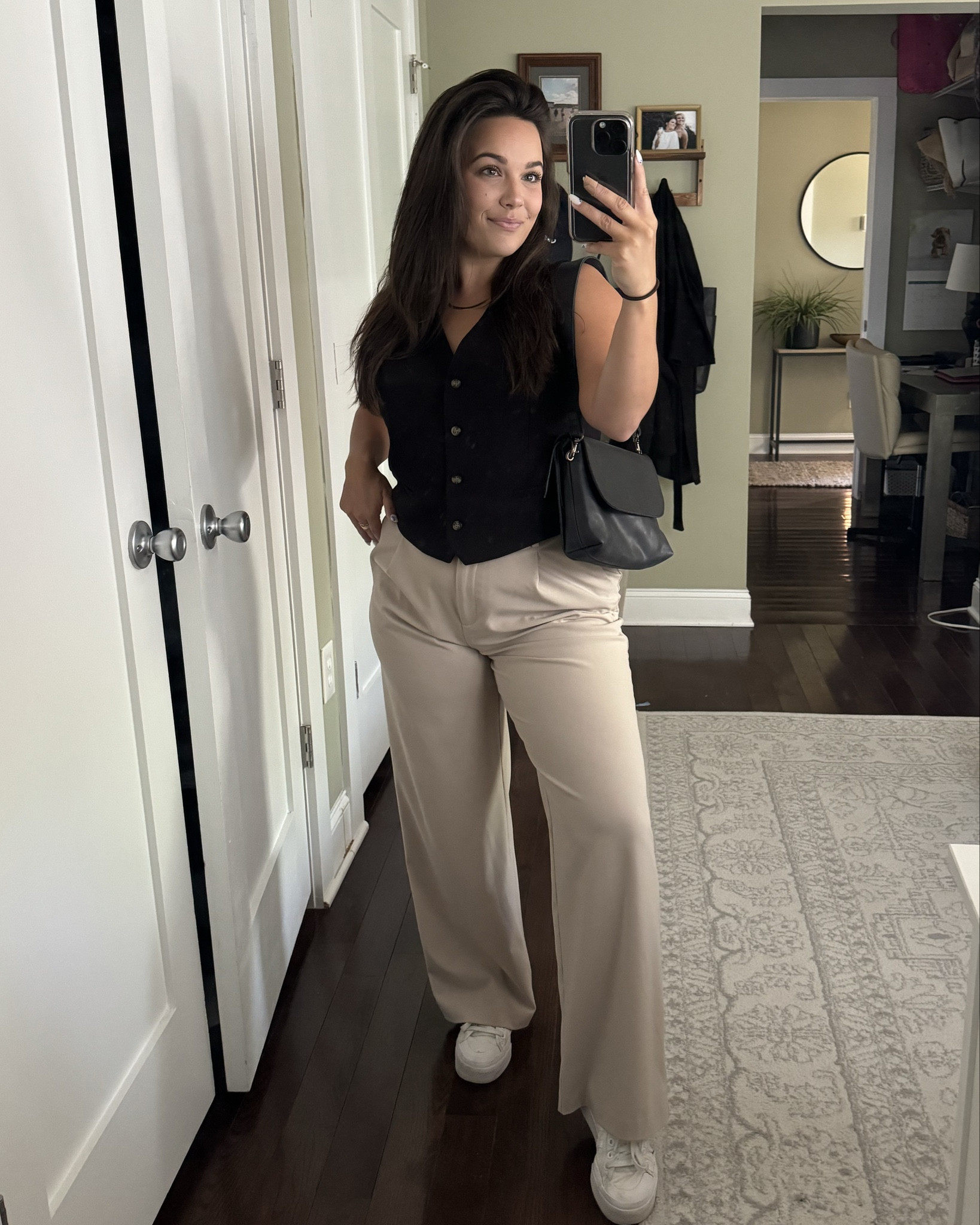 A Sunday H&M fit 🖤 Size medium in top and bottom. 

#LTKfindsunder50 #LTKworkwear