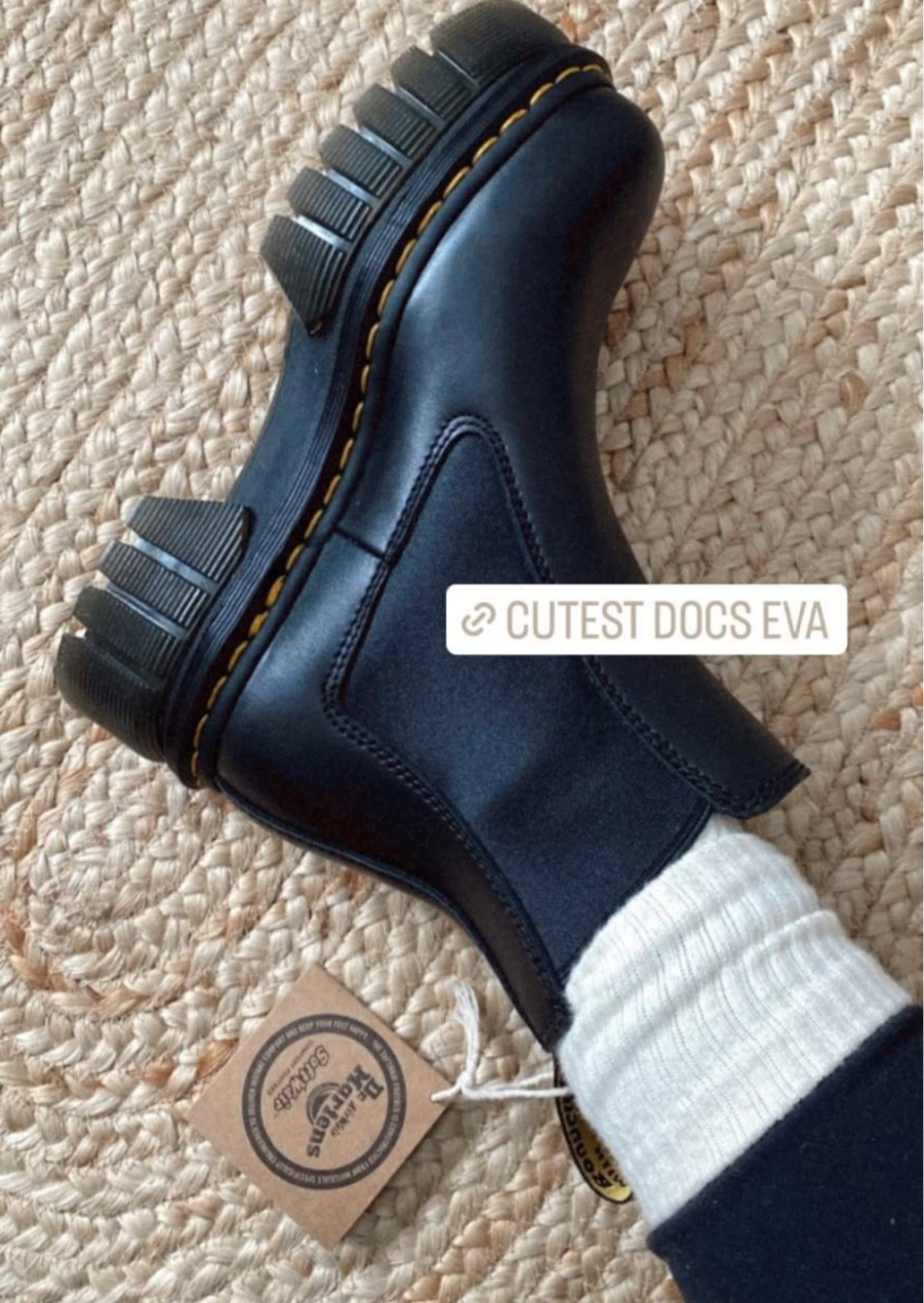 Best #chelseaboots #docboots Eva!
I am obsessed with these platform Doc marten Chelsea boots.
I wear a 7.5 and purchased the 7, they fit perfect!
Easy to slip on.. and they’re currently $50 off!
They say the take a month to arrive but mine were here in less than two weeks!


#LTKshoecrush #LTKsalealert #LTKSeasonal