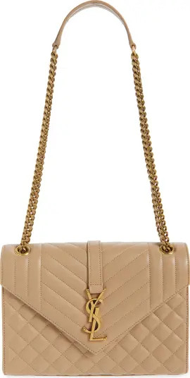 Medium Cassandra Quilted Leather Envelope Bag | Nordstrom