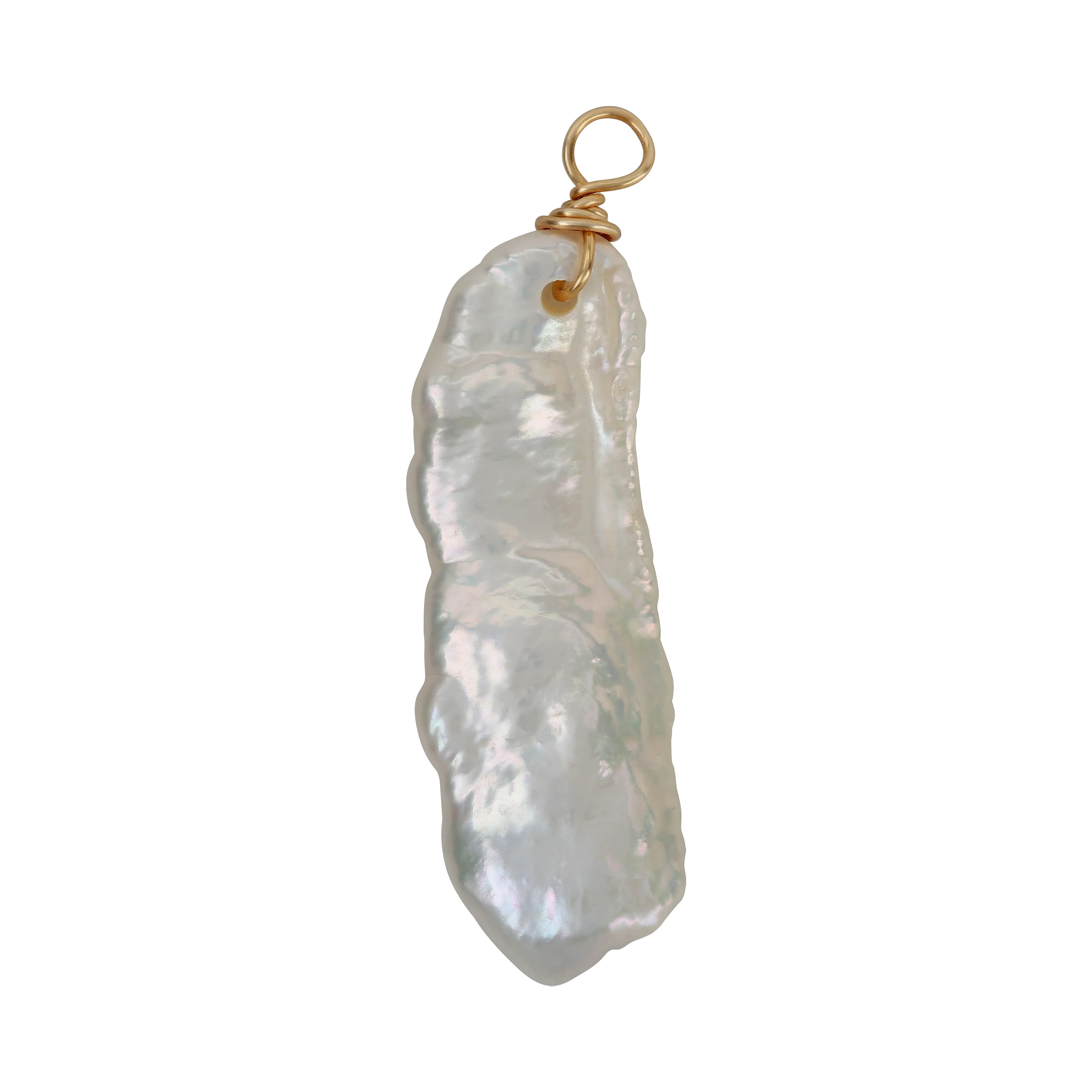 Rectangle Pearl Charm | Logan Tay