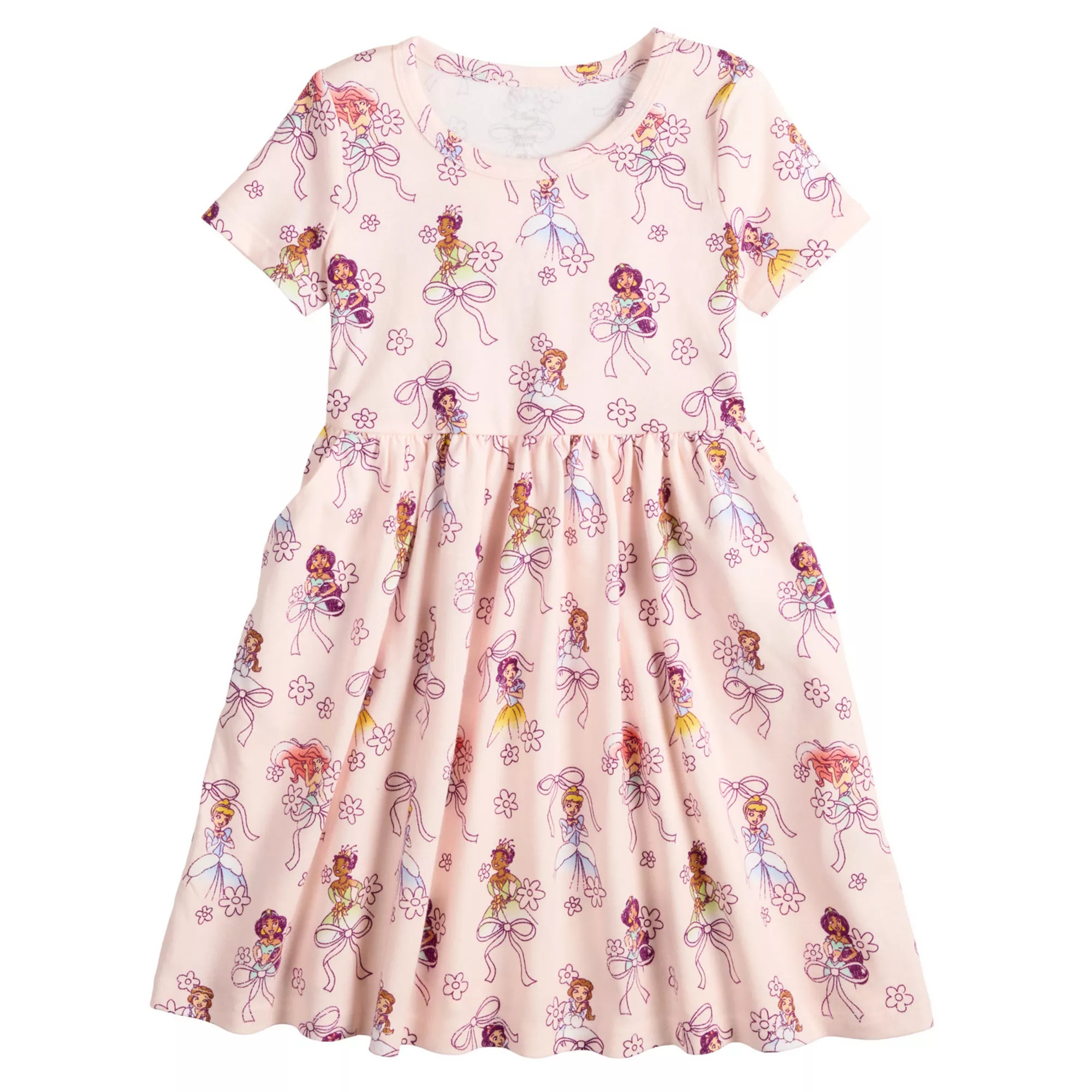 Baby & Toddler Girl Jumping Beans® Disney Princess Ariel, Jasmine, Tiana, Belle, Cinderella & Sn... | Kohl's