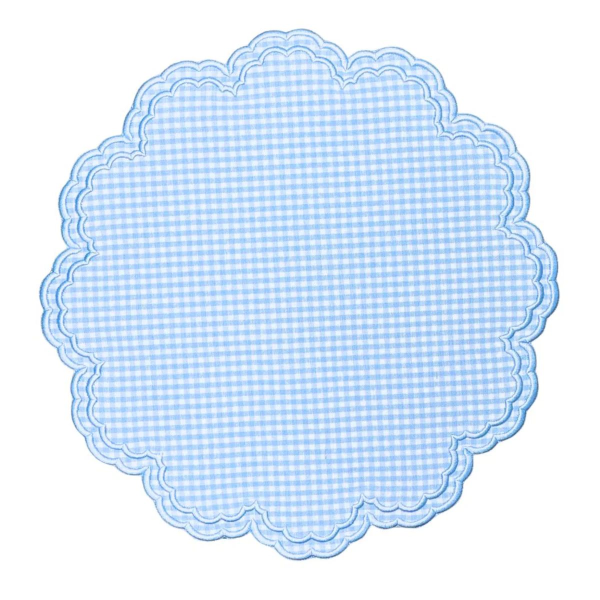 Blue Gingham Bettina Placemat, Set of 4 | The Well Appointed House, LLC