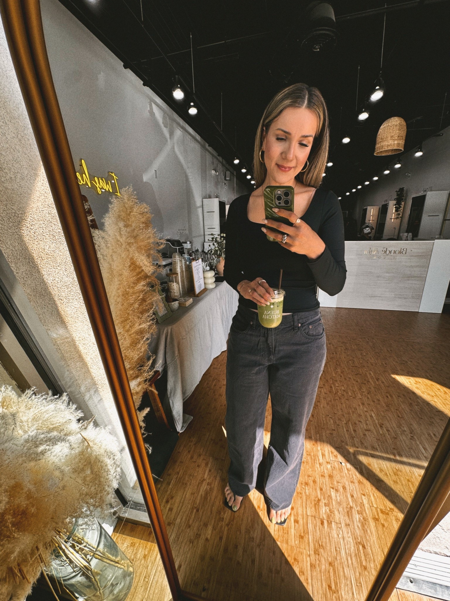 Same low rise ultra baggy jean just different color and sized up. 28 L from Abercrombie 


#LTKFindsUnder100