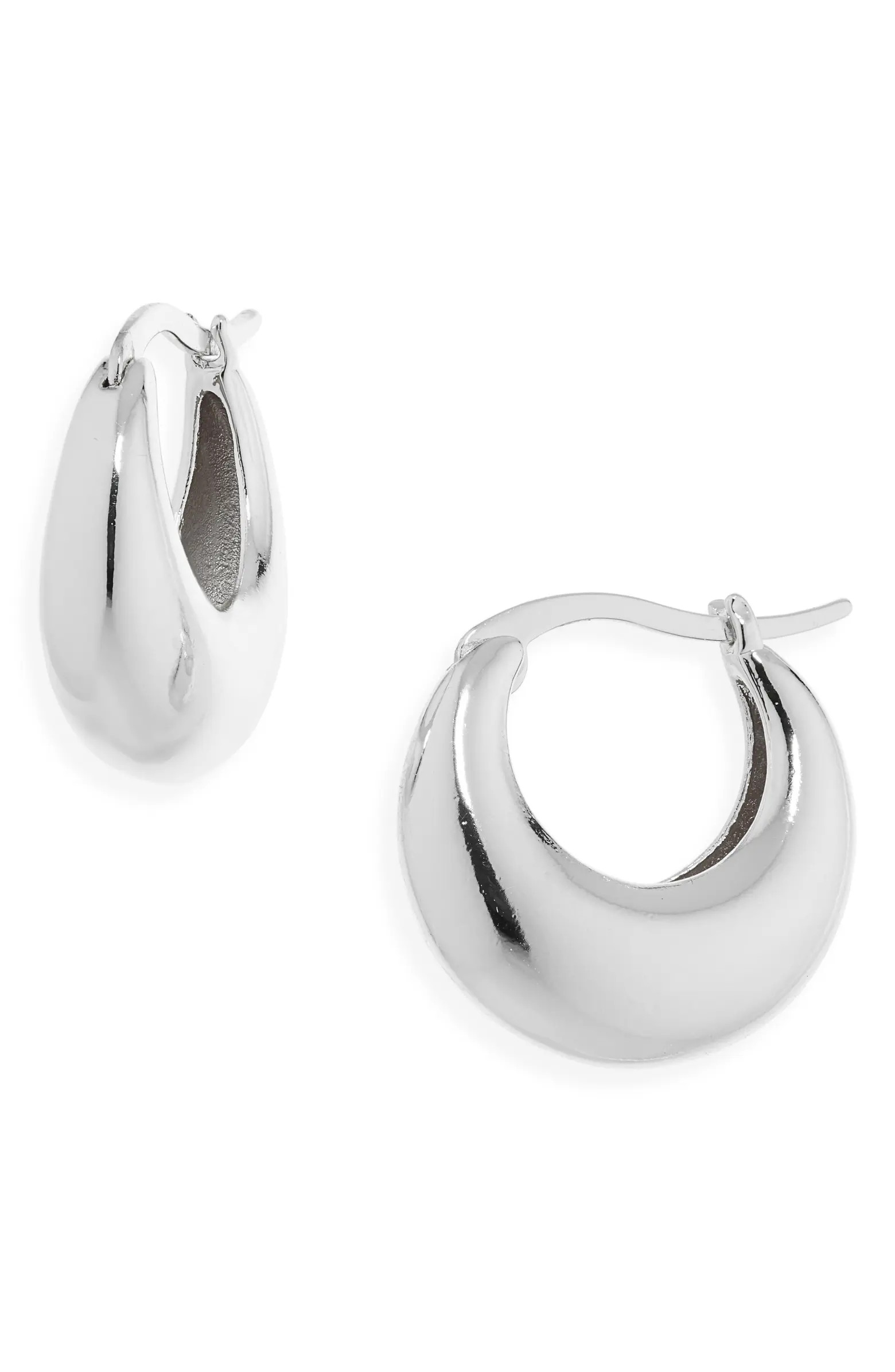 Demi Fine Dome Hoop Earrings | Nordstrom