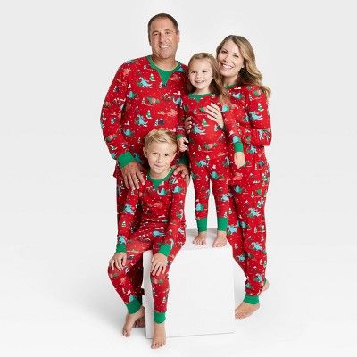 Holiday Dino Matching Family Pajamas Collection - Wondershop™ Red | Target