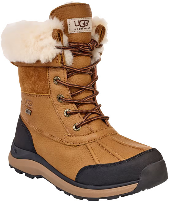 UGG® Women's Adirondack Round Toe Leather & Suede Waterproof Booties   | Bloomingdale's Shoes | Bloomingdale's (US)