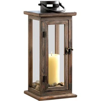 Wood/Glass Lantern | Wayfair North America