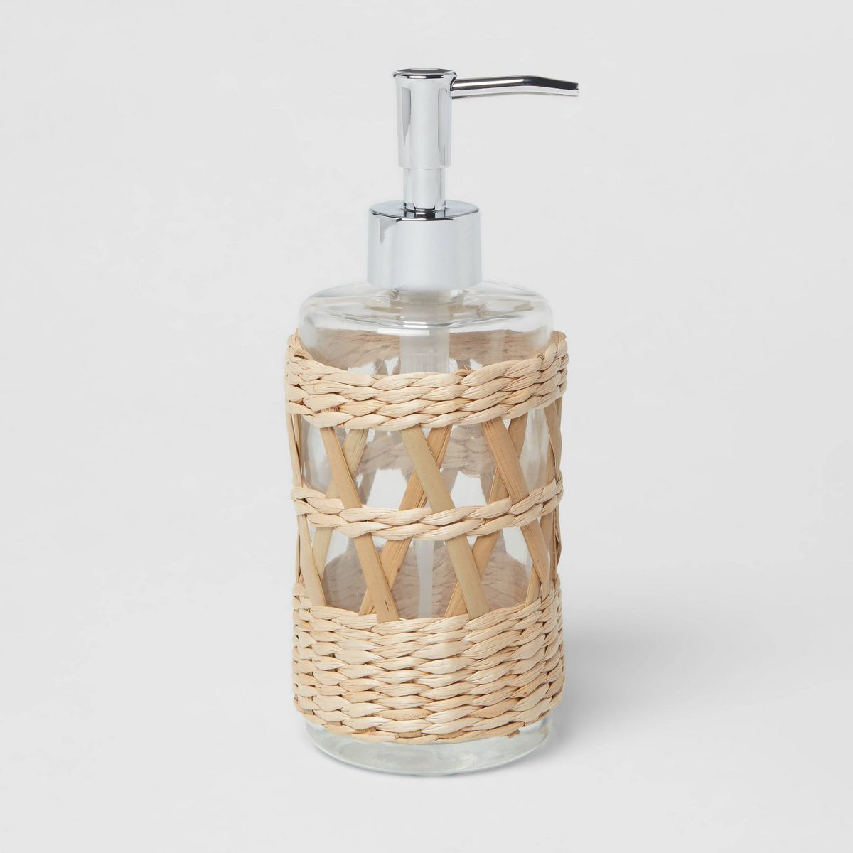 Woven and Glass Soap Pump Natural - Threshold™ | Target