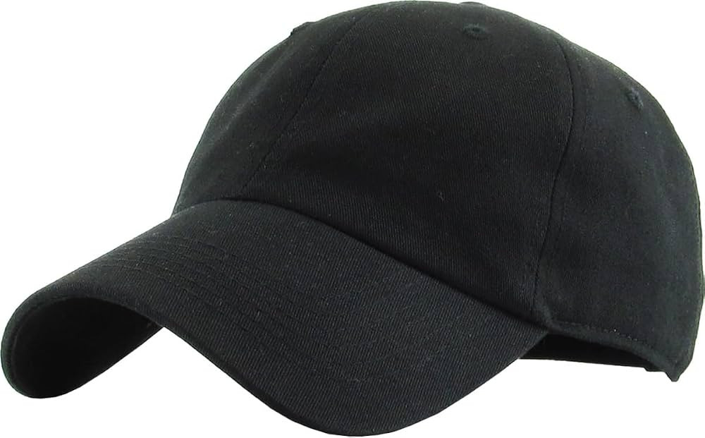 KBETHOS Classic Unisex Cotton Adjustable Low Crown Baseball Cap \u2013 Plain Dad Hat | Amazon (US)