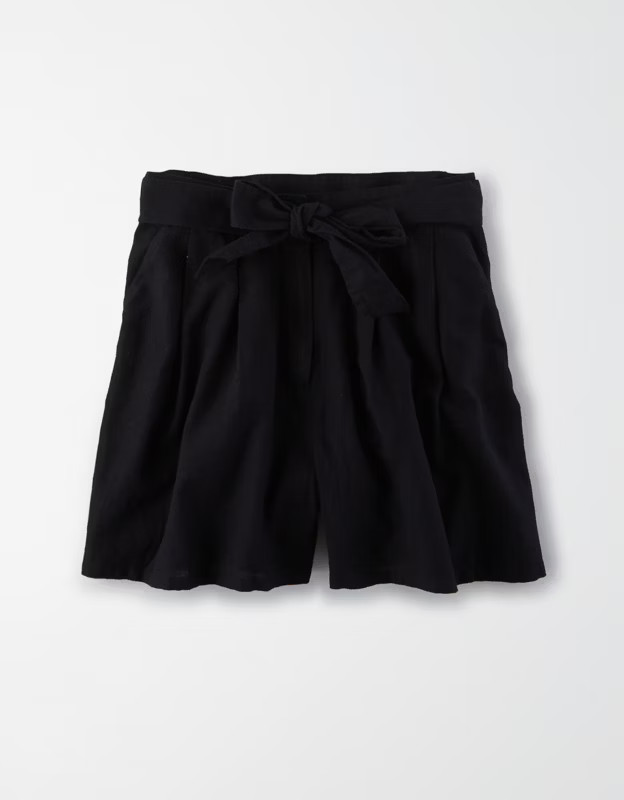 AE Studio Tie Waist Short | American Eagle Outfitters (US & CA)