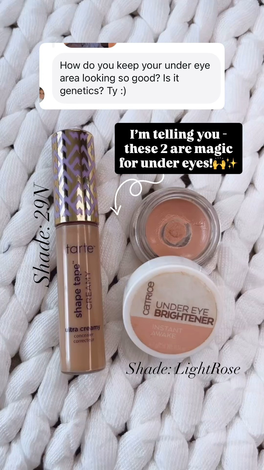 This under eye brightener is SO good and you can’t beat the price! I’ve had mine for 2 years- one tube lasts forever! It color corrects dark under eyes & layers great under makeup 

#LTKBeauty #LTKFindsUnder50 #LTKSaleAlert