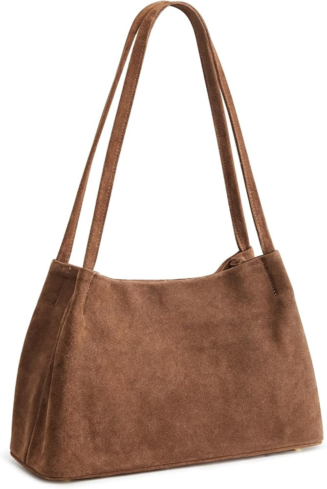 Kattee Leather Purses and Handbags for Women, Soft Genuine Leather Shoulder Hobo Bags with Top Ma... | Amazon (US)