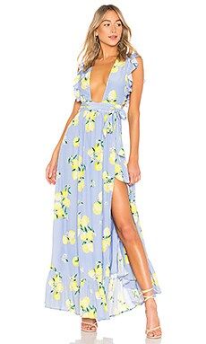MAJORELLE Sweet Pea Dress in Blue Lemon from Revolve.com | Revolve Clothing (Global)