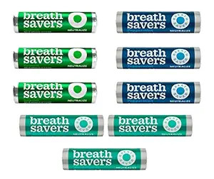 Breath Savers Neutralize Sugar Free Mints Variety Pack Featuring Spearmint, Peppermint & Wintergr... | Amazon (US)