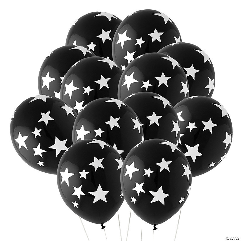 Stars 11" Latex Balloons – 24 Pc. | Oriental Trading Company
