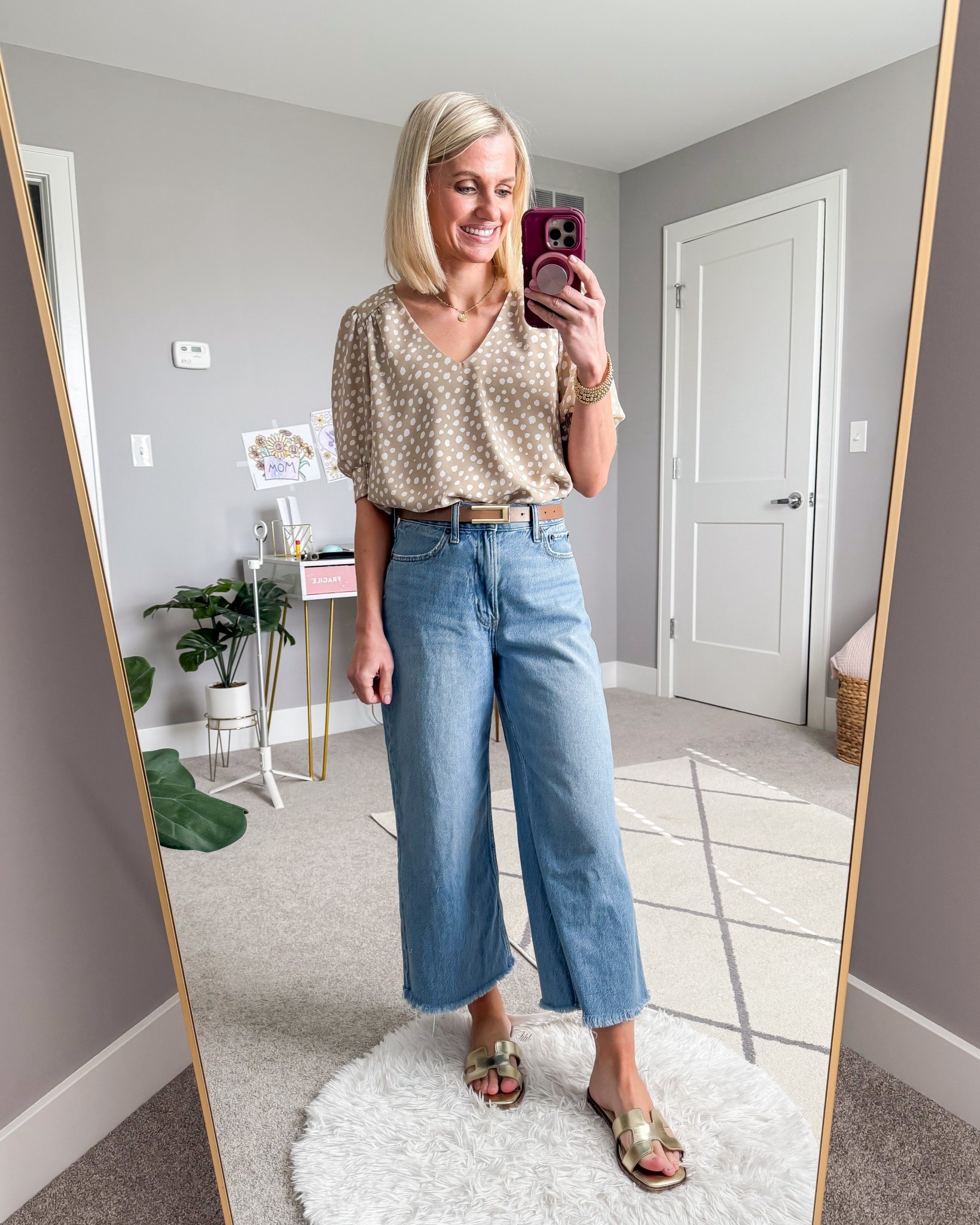 What I wore this weekend! Jeans- 25/short || top- this pattern not in stock

#LTKPetite #LTKStyleTip #LTKOver40