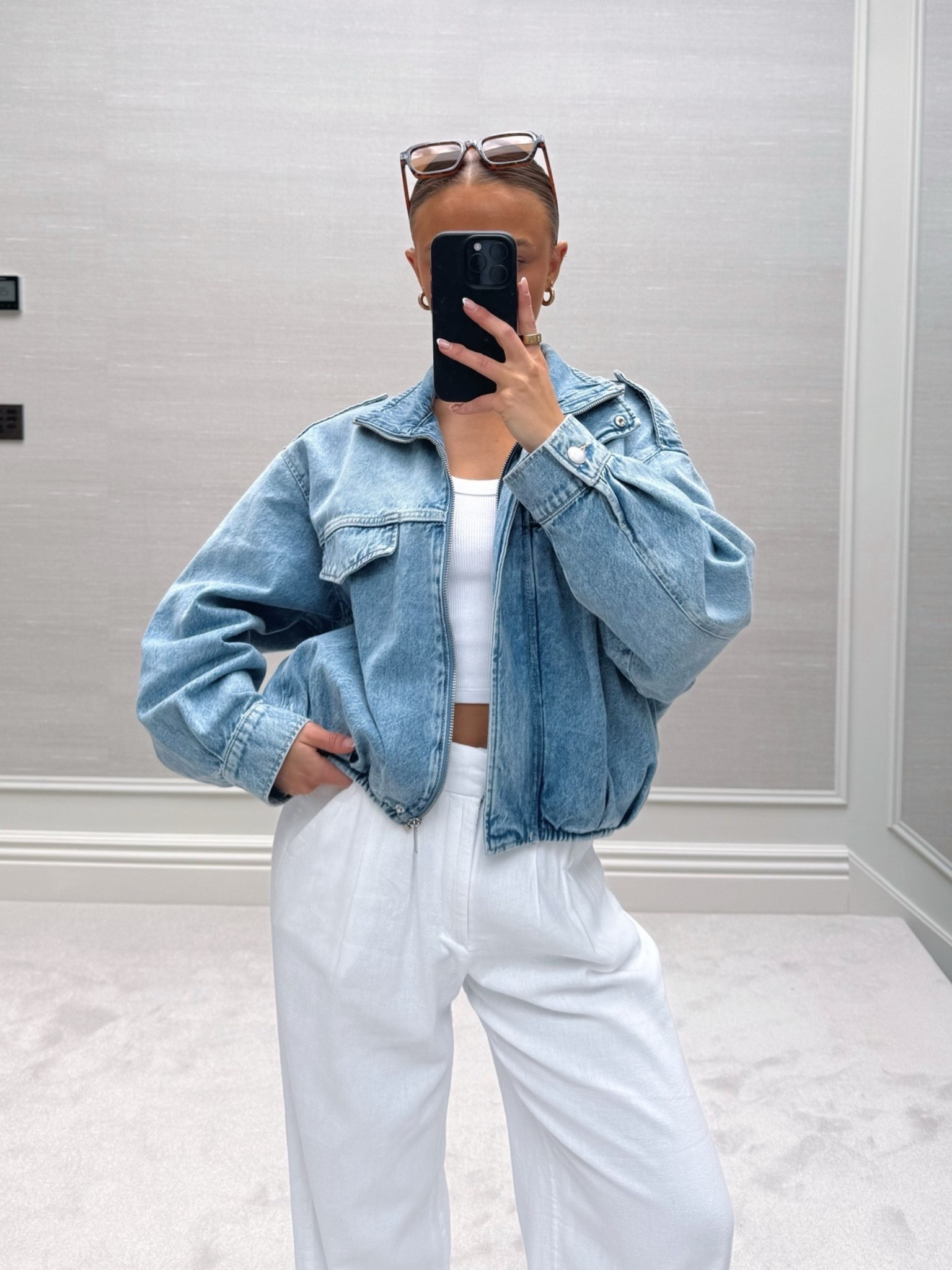current spring jacket faves✨

Pinterest style outfit inspo ideas bomber jacket zip up work spring summer TikTok casual easy basic neutral ootd wishlist petite mid blue denim bomber viral 

#LTKspring #LTKuk #LTKstyletip