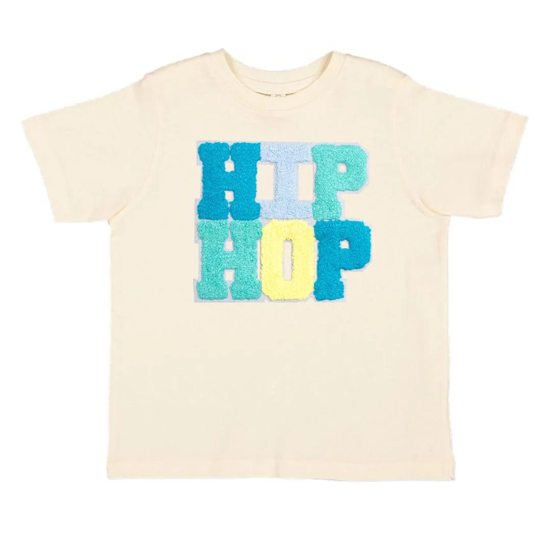Hip Hop Patch Easter Short Sleeve T-Shirt - Natural | Sweet Wink