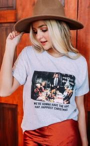 charlie southern: happiest christmas t shirt | RIFFRAFF