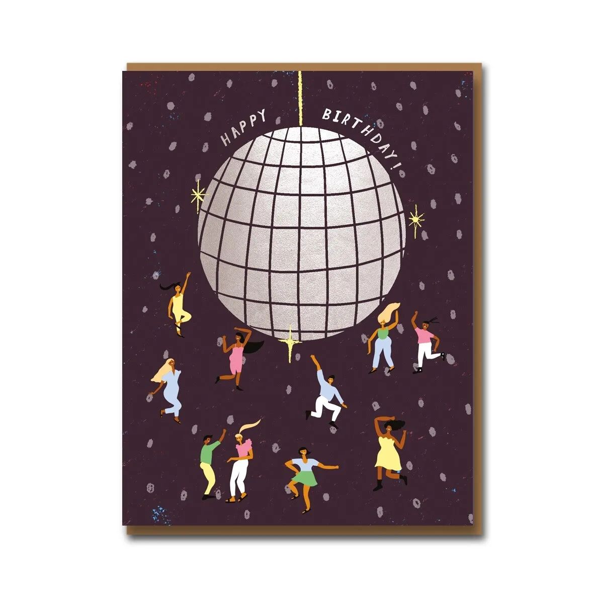 Disco Ball Dancers Birthday Card | Oliver Bonas | Oliver Bonas (Global)