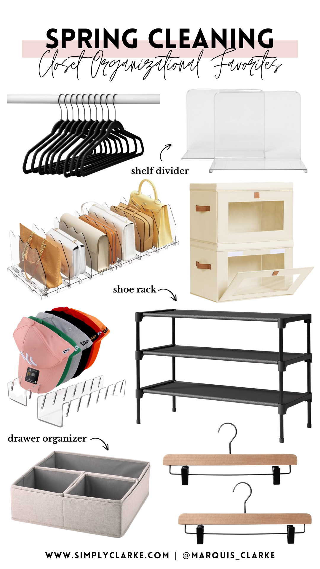 Spring closet refresh! Linking my favorite finds to organize your closet for the new season—think baskets, hangers, and space-saving essentials to make everything feel fresh and easy to find. Perfect for a little spring cleaning moment!  

 #LTKSpringSale #LTKSeasonal #LTKHome