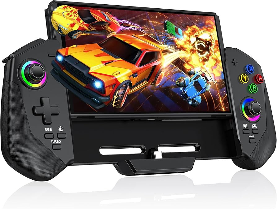 Switch Controller for Switch/OLED, One-Piece Joypad Controller, Switch Handheld Grip, Ergonomic S... | Amazon (US)