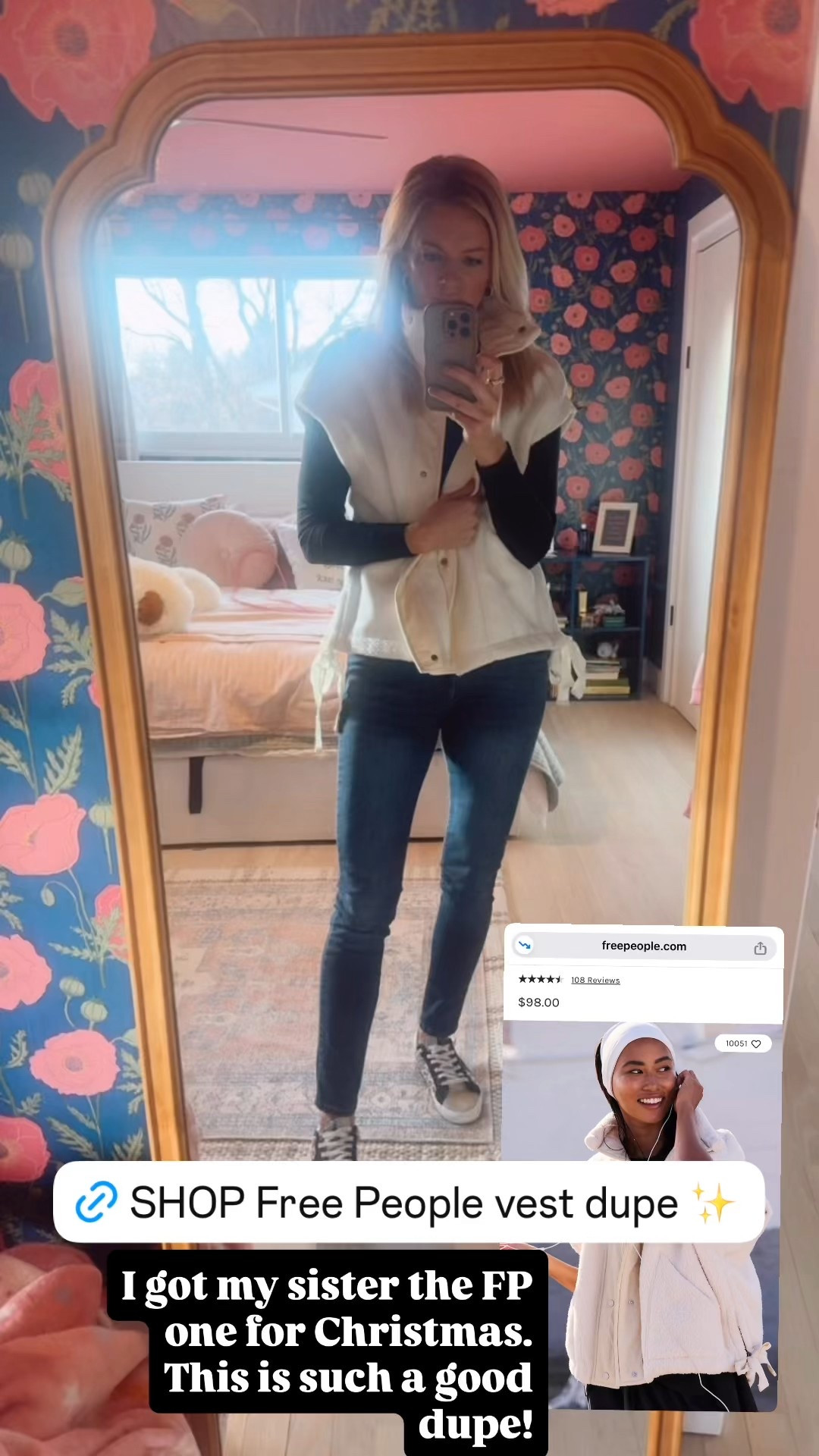 This Free People dupe is so good!! 

#freepeople #dupe #vest 

#LTKmomlife #LTKdayinmylife #LTKootd