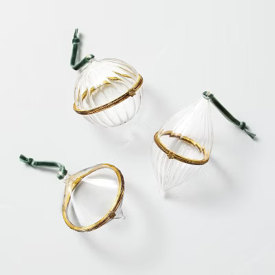 3pc Hinge Ornament Set - Hearth & Hand™ with Magnolia | Target