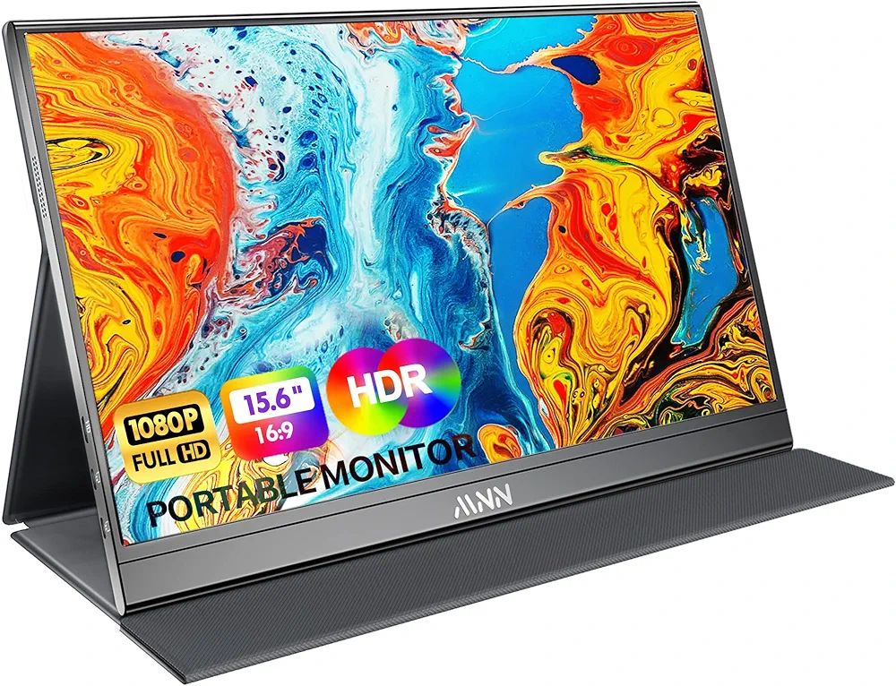 MNN Portable Monitor 15.6inch FHD 1080P Laptop Monitor USB C HDMI Gaming Ultra-Slim IPS Display w... | Amazon (US)